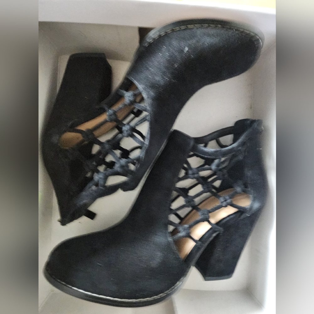 Joe's Suede Black Ankle Boots